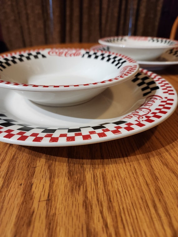 Vintage Coca-cola Plates and Bowls - Etsy