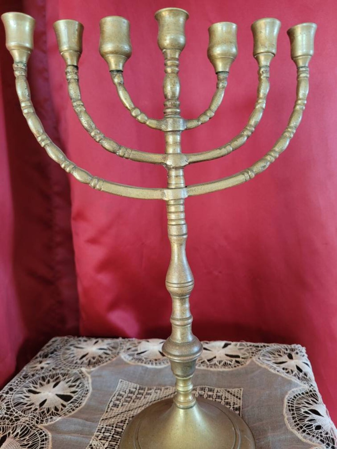 Brass Menorah Etsy