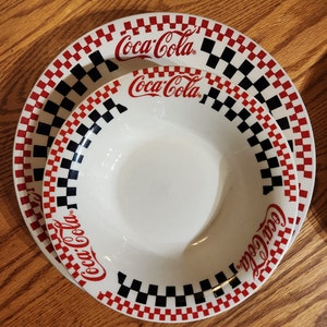 Vintage Coca-Cola Plates and Bowls
