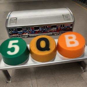 NYC Subway Line Soap Bars