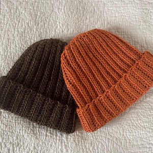 Crochet Beanie, Handmade Winter Hat, Unisex