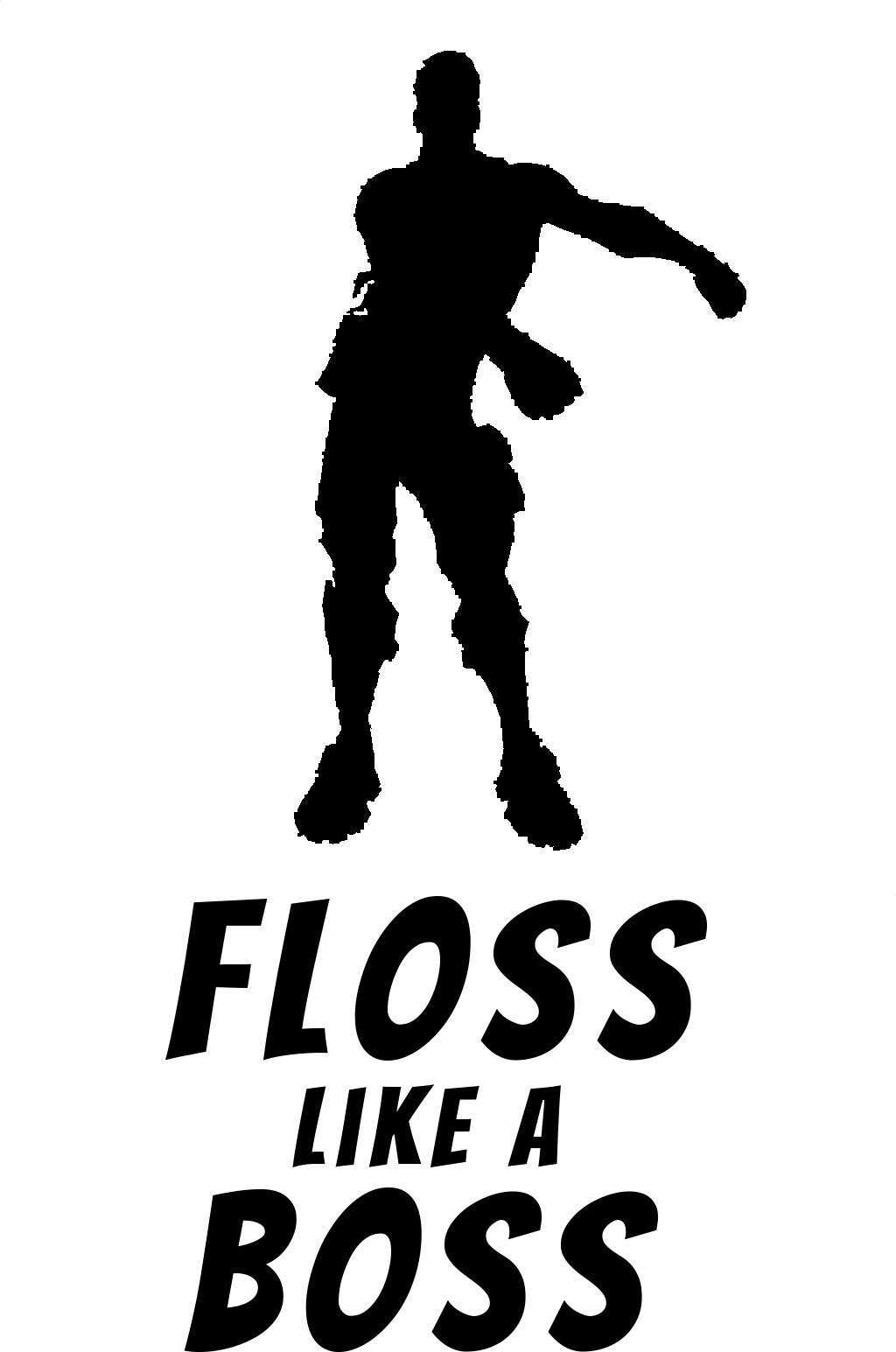 Floss Like A Boss SVG Fortnite 3 for the price of 1 cricut | Etsy