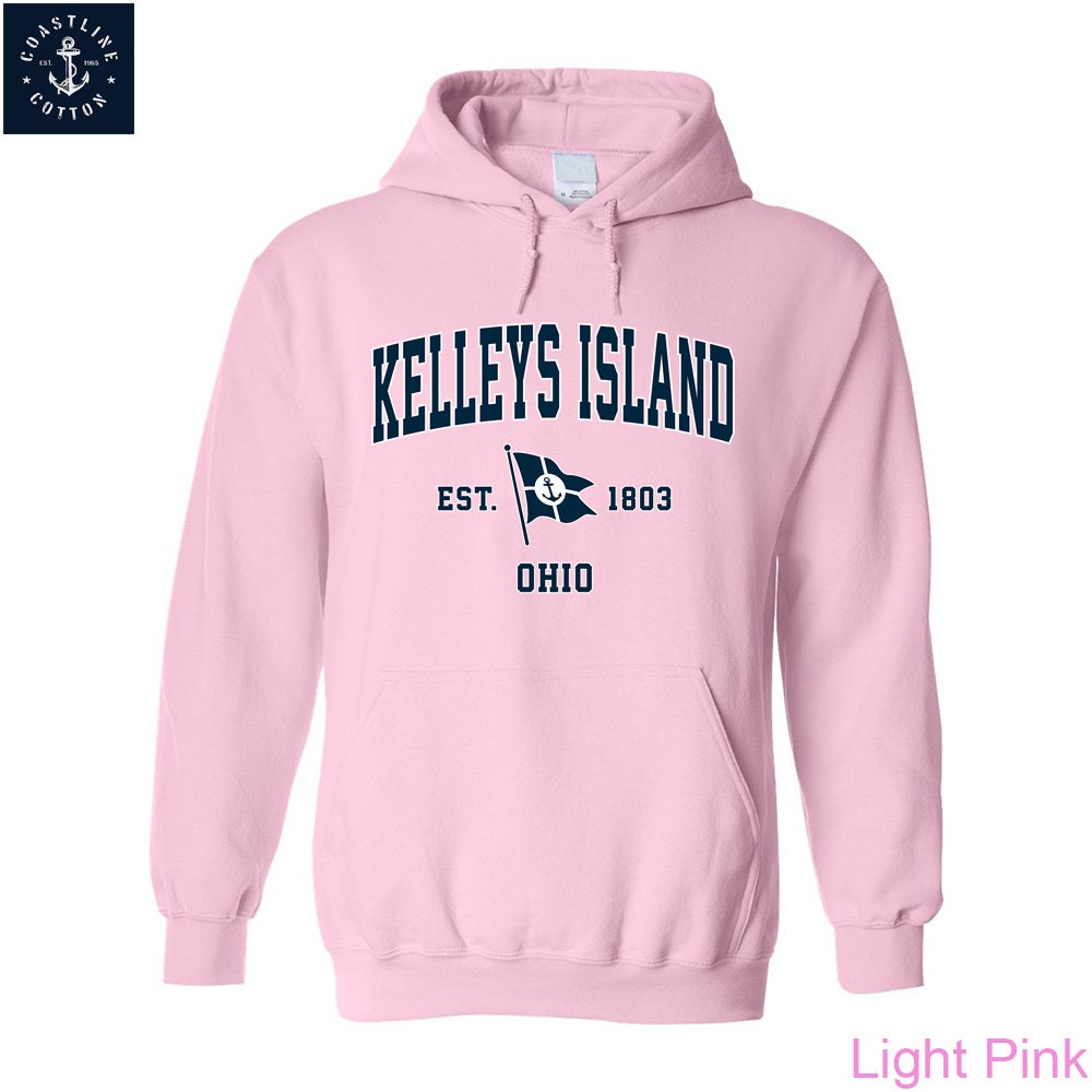 Kelleys Island Ohio OH Hoodie Nautical Boat Anchor Flag Etsy