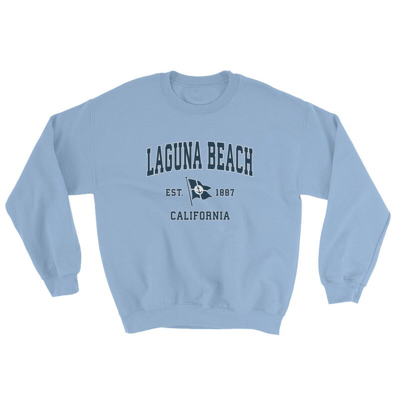 Laguna Beach CA Sweatshirt Vintage Laguna Beach California Etsy