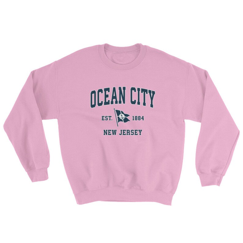 Ocean City NJ Sweatshirt Vintage Ocean City New Jersey Sailing Etsy