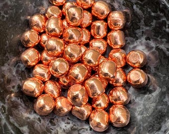Polished Solid Copper Pocket Nuggets: Tumbled Copper Stones 1pc/price