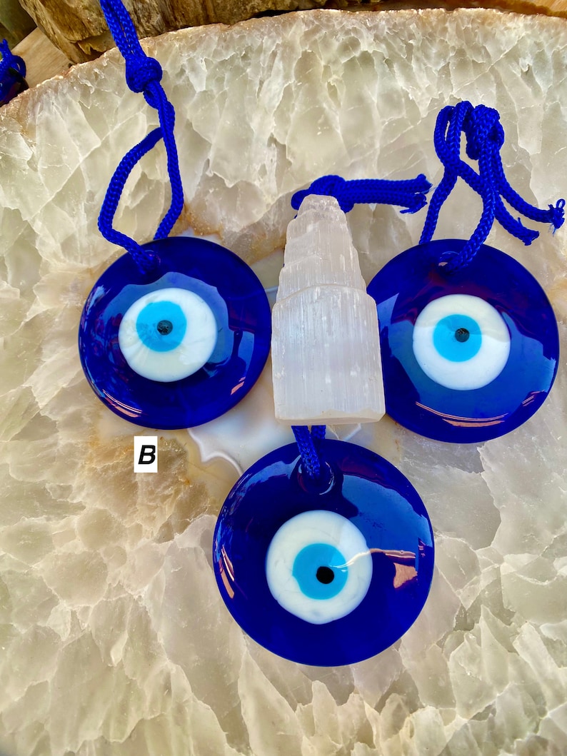 Evil Eye Protection Amulet Good Luck Eye Blue Glass Eye Etsy