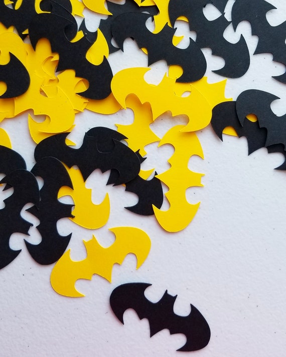 Batman Party / Batman Confetti / Batman Birthday Decorations Etsy