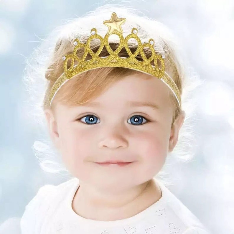 baby girl crown headband