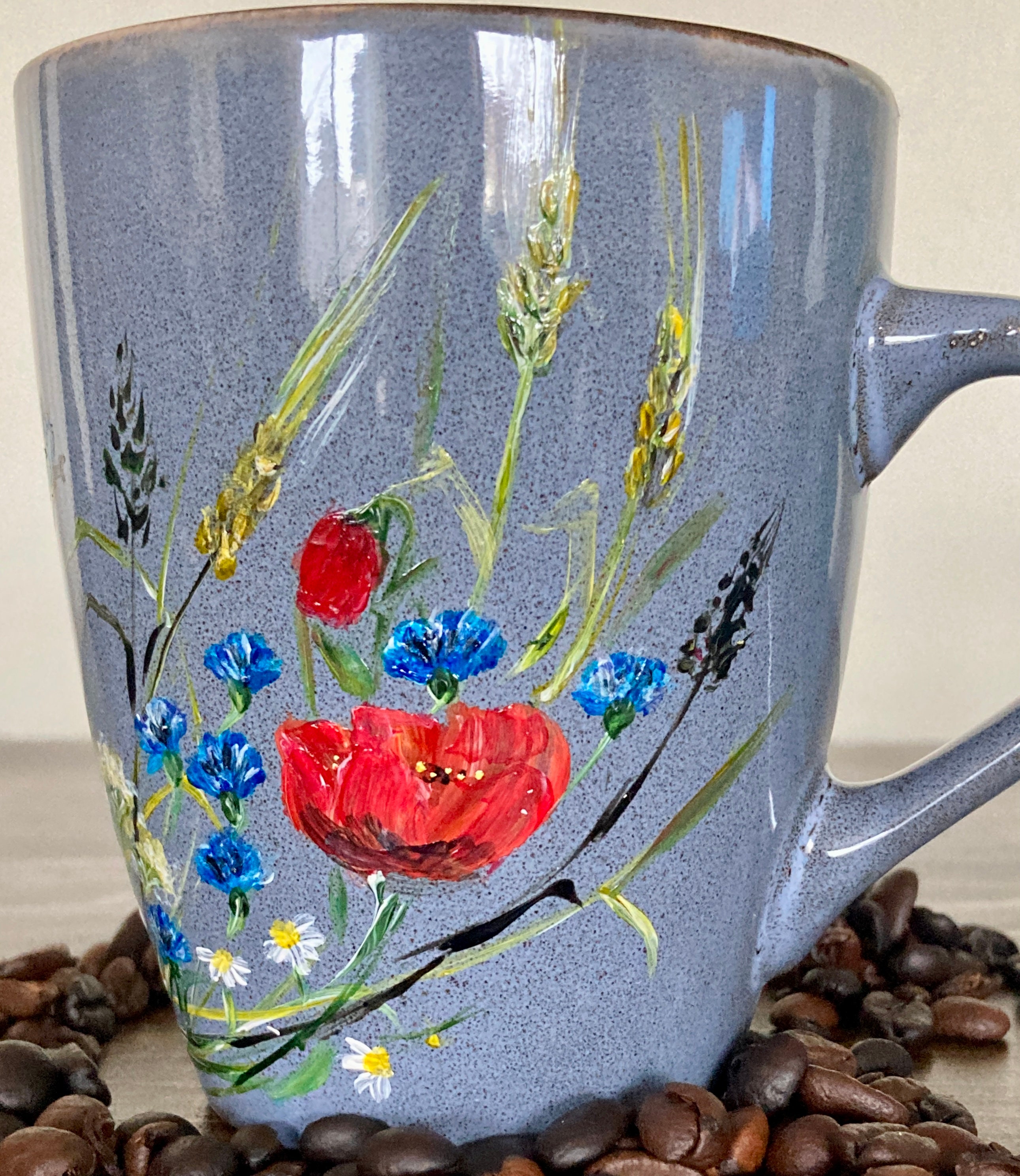 Handmade Happy Forest Floral Coffee Mug - 10oz, Hand-thrown Ceramic – Enjoy  Ceramic Art