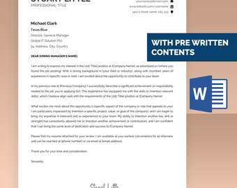 Professional Resume Cover Page - Il 340x270.6045541677 2nq6