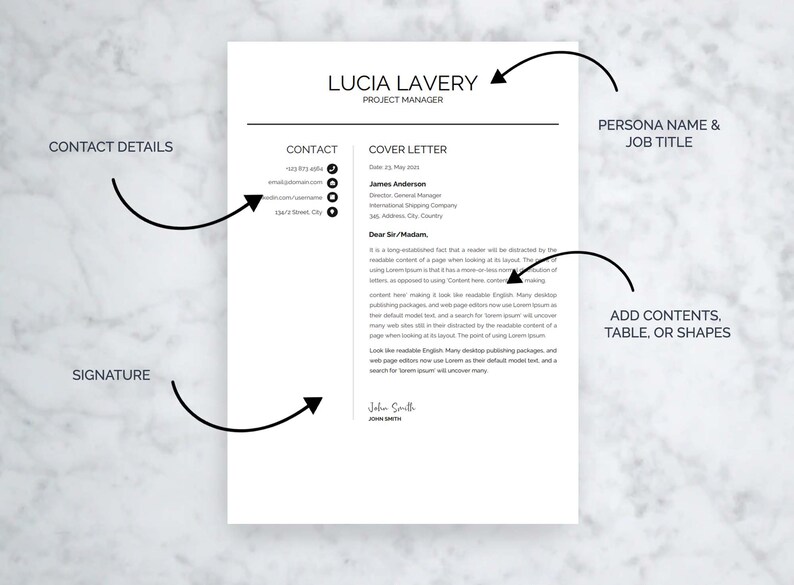 Professional Resume Cover Page - Il 794xN.4146358371 Hh6m 