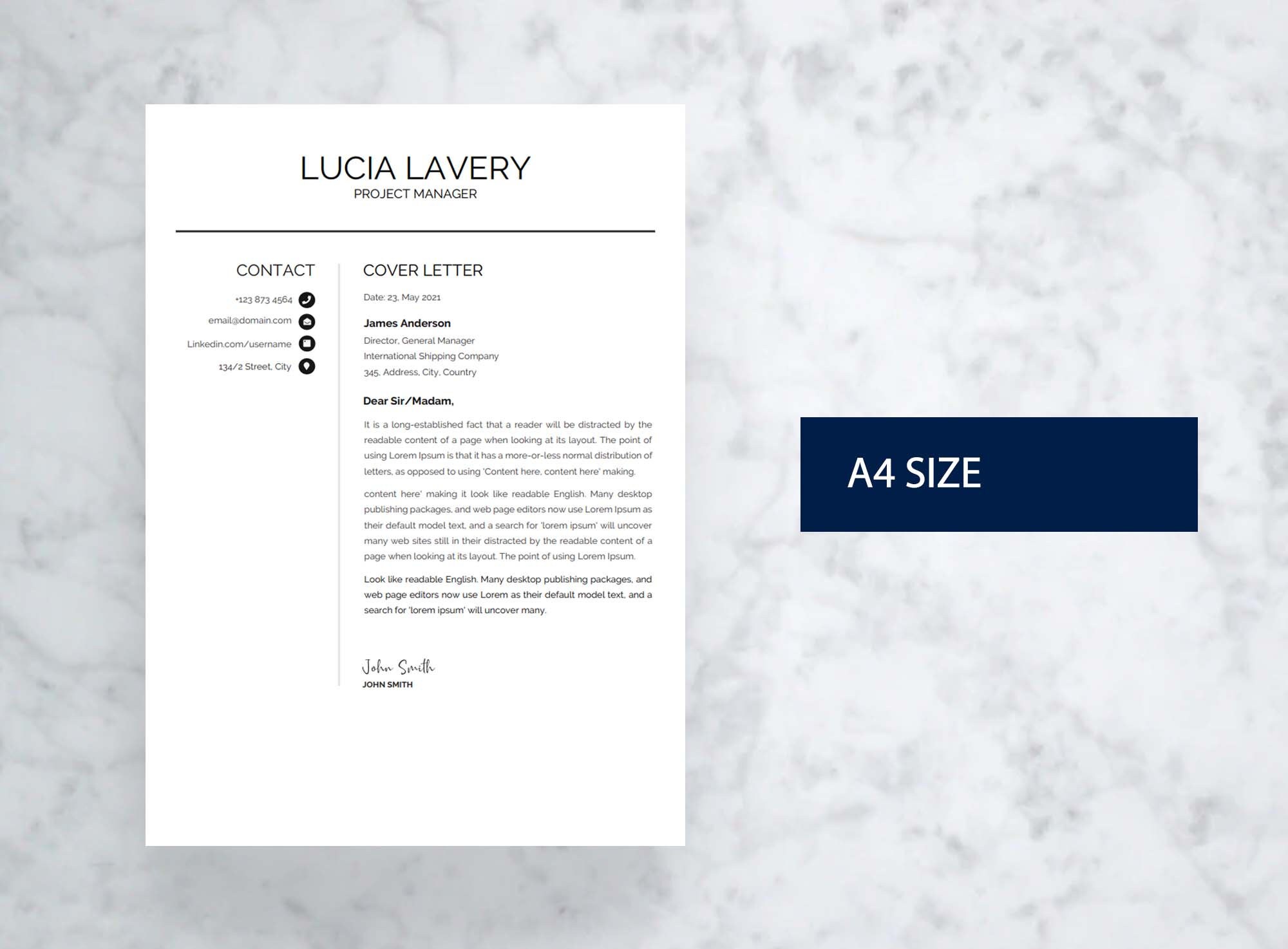 Professional Resume Cover Page - Il Fullxfull.4098703418 A9qo 