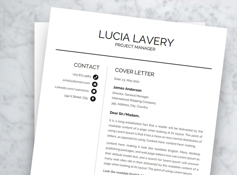 Professional Resume Cover Page - Il 794xN.4098703386 Dpm5 