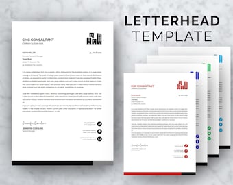 Letterhead Template, Business Letterhead, Editable Letterhead Template, Letterhead Design, Letterhead in Word, Letterhead Template 2023