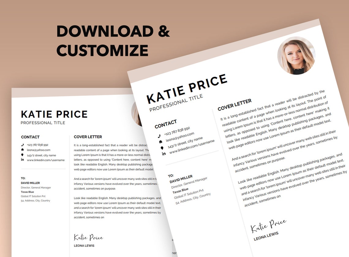 Cover Letter Template Microsoft - Il 1140xN.6045507649 K1of