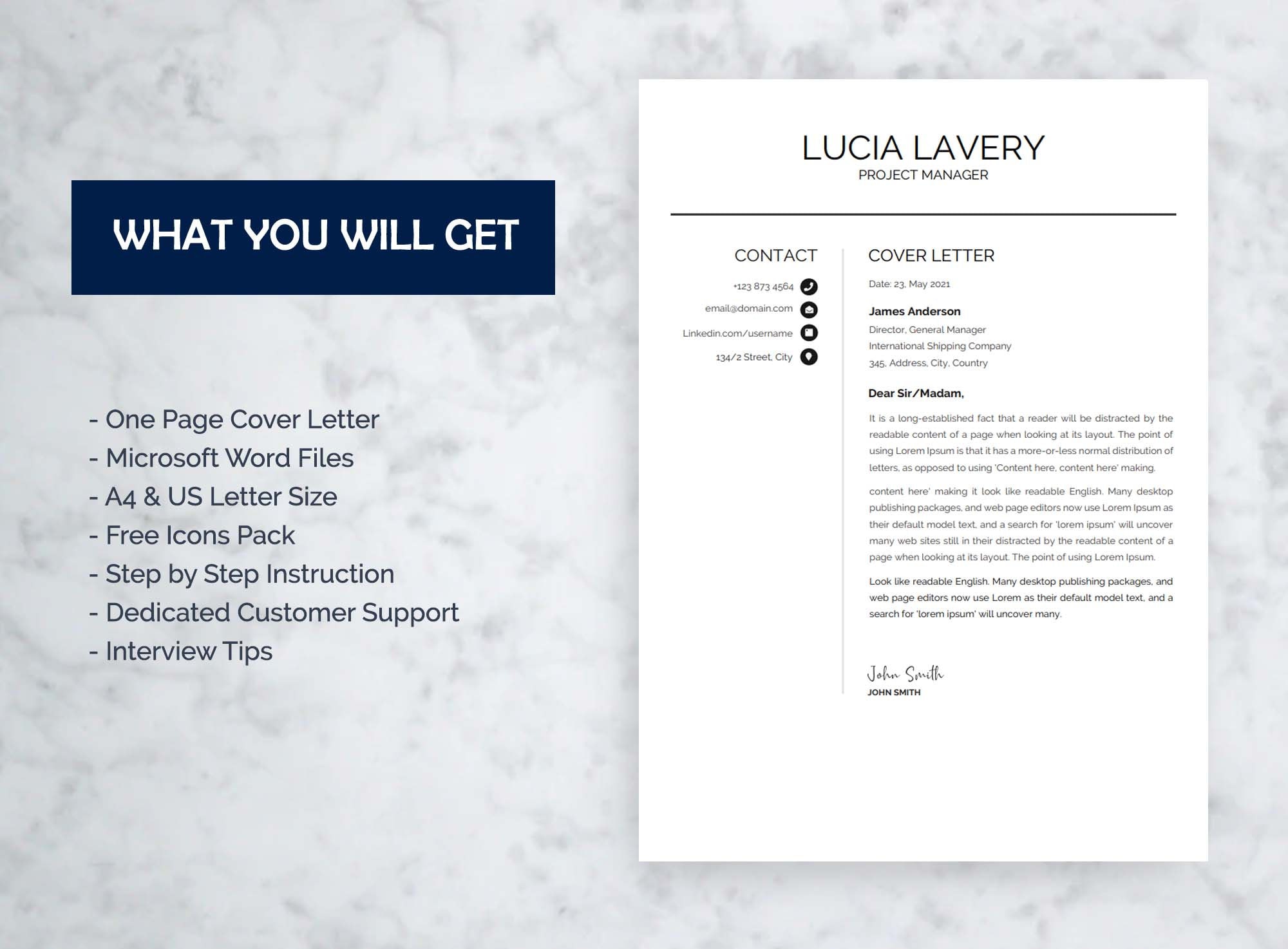Professional Resume Cover Page - Il Fullxfull.4098703384 Om1a