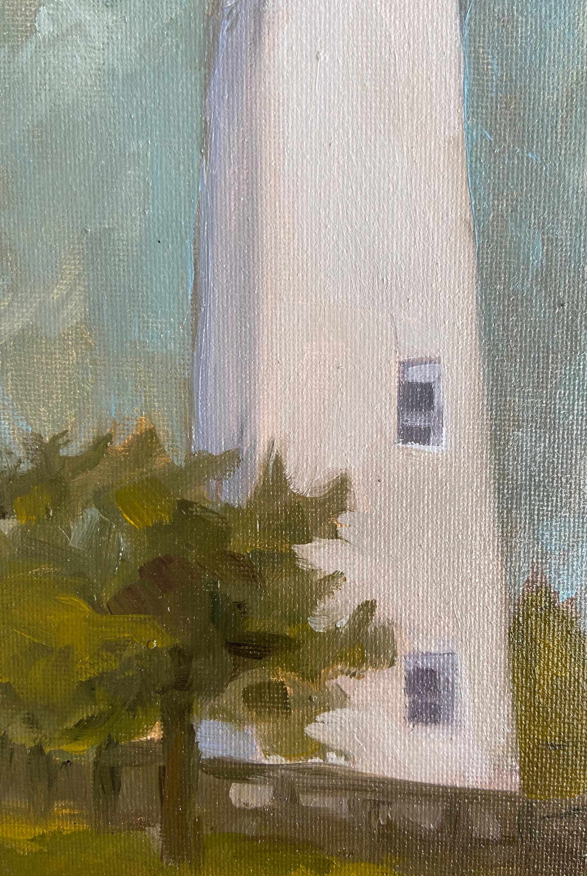 Ocracoke Lighthouse 8x10 inch Original Oil Painting on Canvas Etsy
