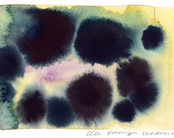 Custom Abstract Gouache Painting