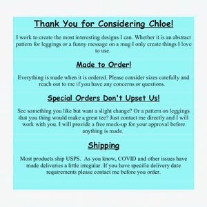 a blue poster with the words thank you for considering choice