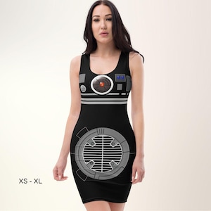 star wars bodycon dress BB-9E Droid Bodycon Dress: Star Wars Inspired Cosplay Costume