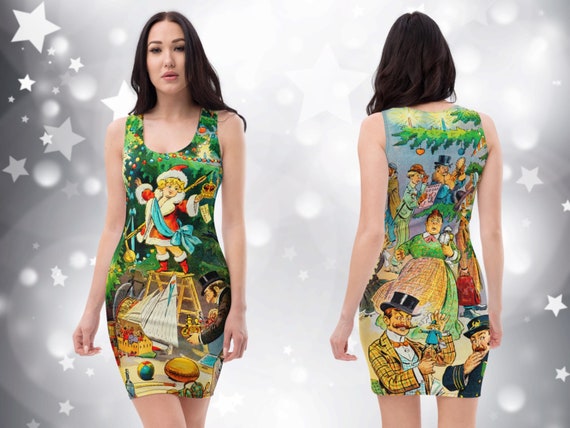 Christmas dress bodycon deals