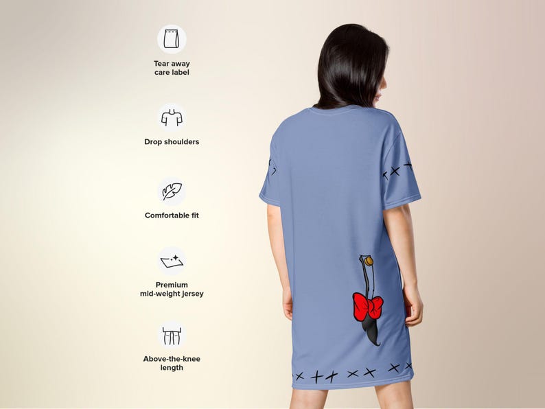 Winnie de Pooh Iejoor Unisex T-shirt Jurk Volwassen Halloween Kostuum Cosplay afbeelding 4