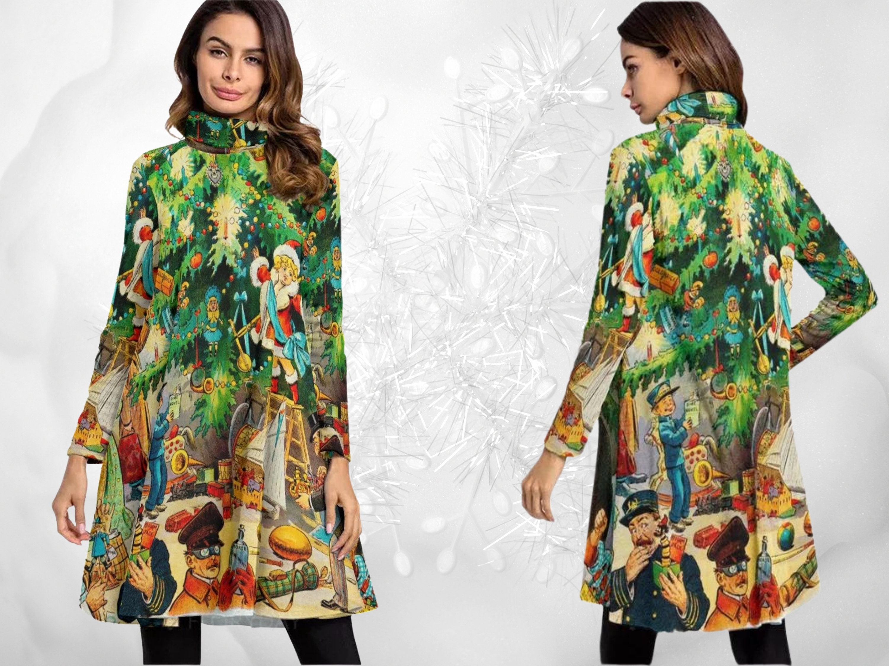Ugly Christmas Dress - Etsy UK