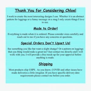 a blue poster with the words thank you for considering choice