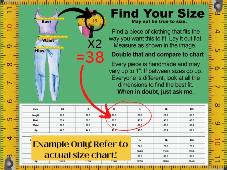 a picture of a woman's measurements and measurements