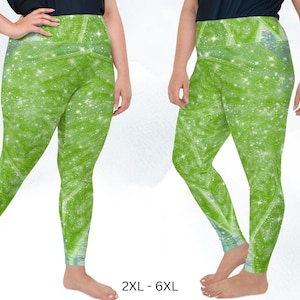 Tinkerbell  Plus Size Yoga Leggings, Cosplay, Leggings, Halloween, Cosplay, Peter Pan, Birthday Gift, Sexy BBW, Gift for Her ++Y