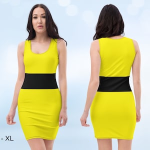 Anime Girls Cosplay MoreBucks Costume Halloween Ppg Super Hero Party Yellow Bodycon Dress Birthday Gift Hero Girl Fan Art 90&#39;s Cartoon ++Y