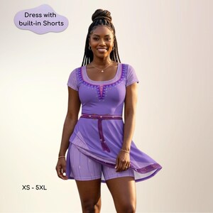 Wish Asha Running Bounding Dress with built-in shorts (Women’s XS-5XL)