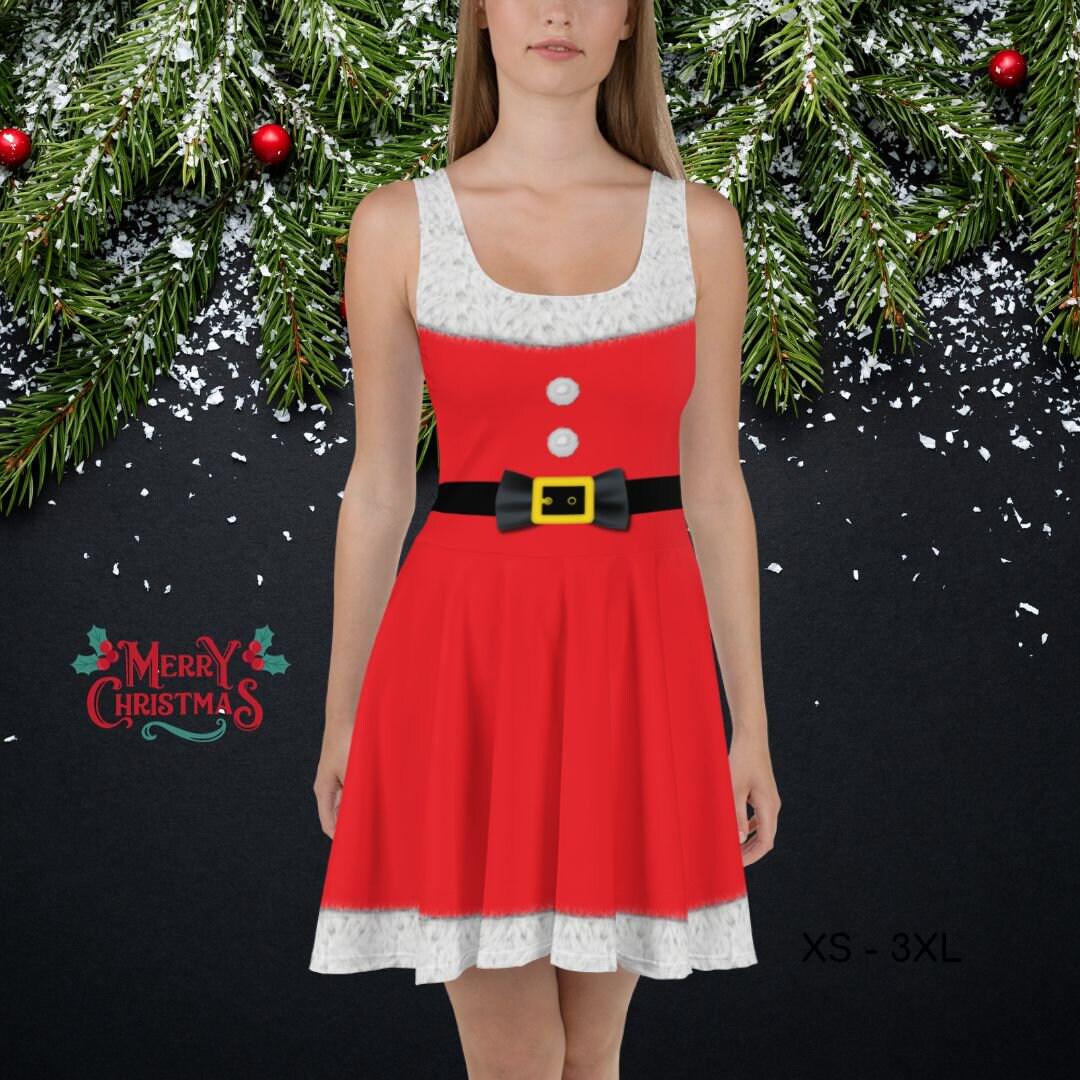 white christmas dresses Christmas Fashion Long Sleeve Dress For Women – My Store