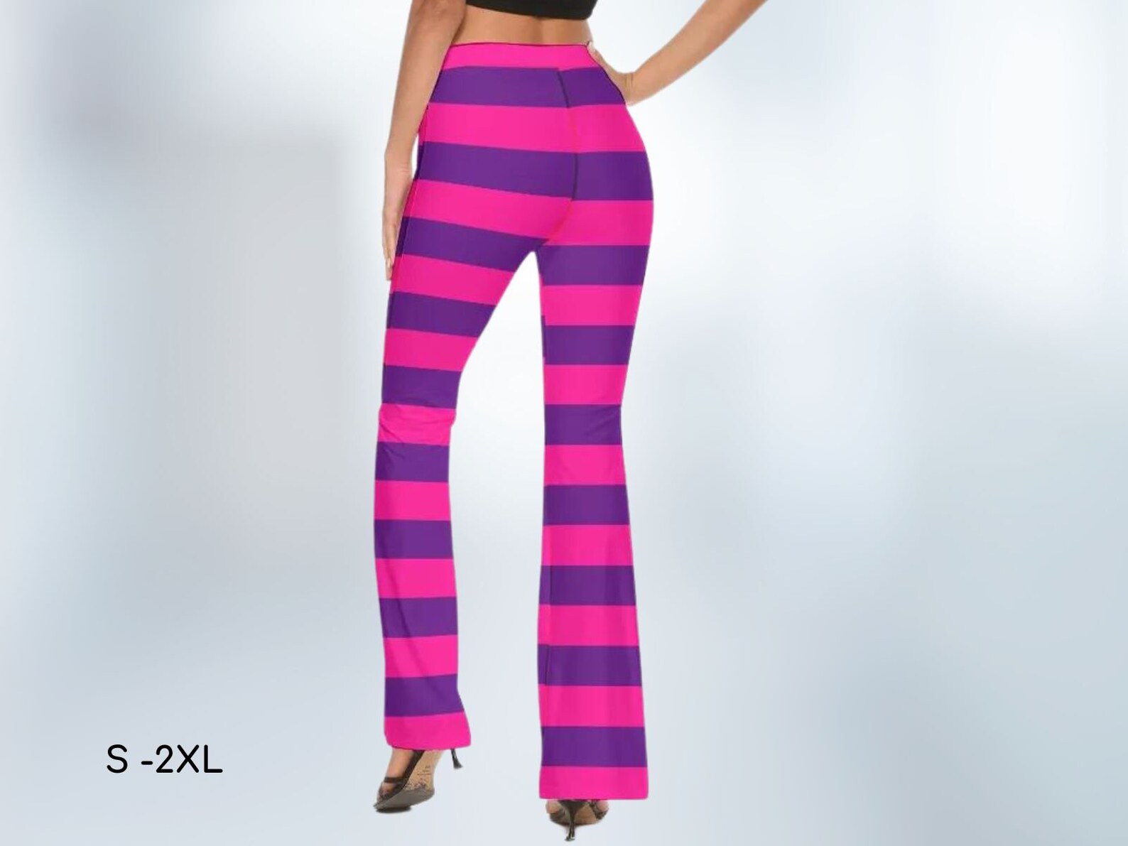 Cheshire Cat Women's Flare Pants Alice in Wonderland Etsy