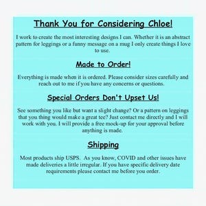 a blue poster with the words thank you for considering choice