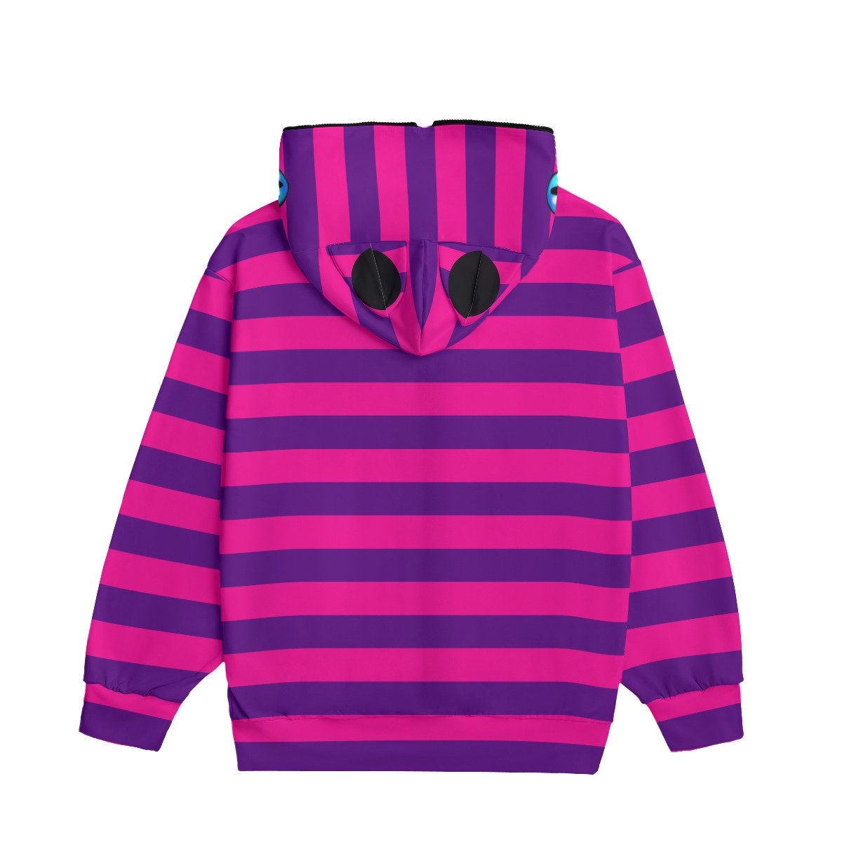 Cheshire Cat Alice in Wonderland Unisex Pullover Hoodie With Zipper Closure Halloween Cosplay Sweater Gift for Her Etsy UK