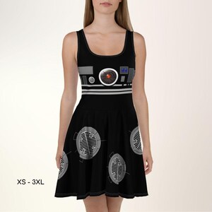 BB-9E Droid Skater Dress: Star Wars Inspired Cosplay Costume