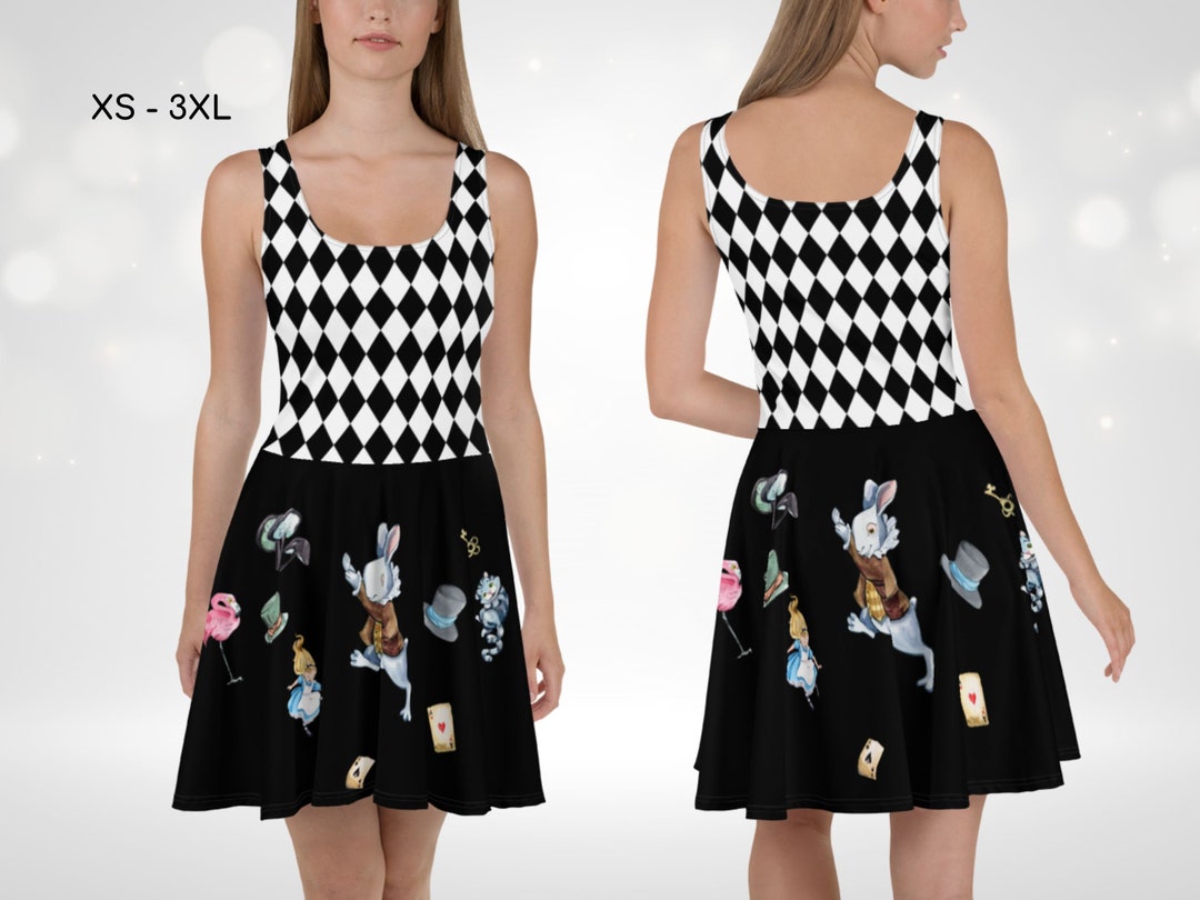 Alice in Wonderland Dress Dress Cheshire Cat Tea Party Etsy