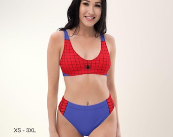 Spider Hero Comics Women Swimsuit Sexy Bikini Summer Swimwear Cosplay Outfit Halloween ++Y
