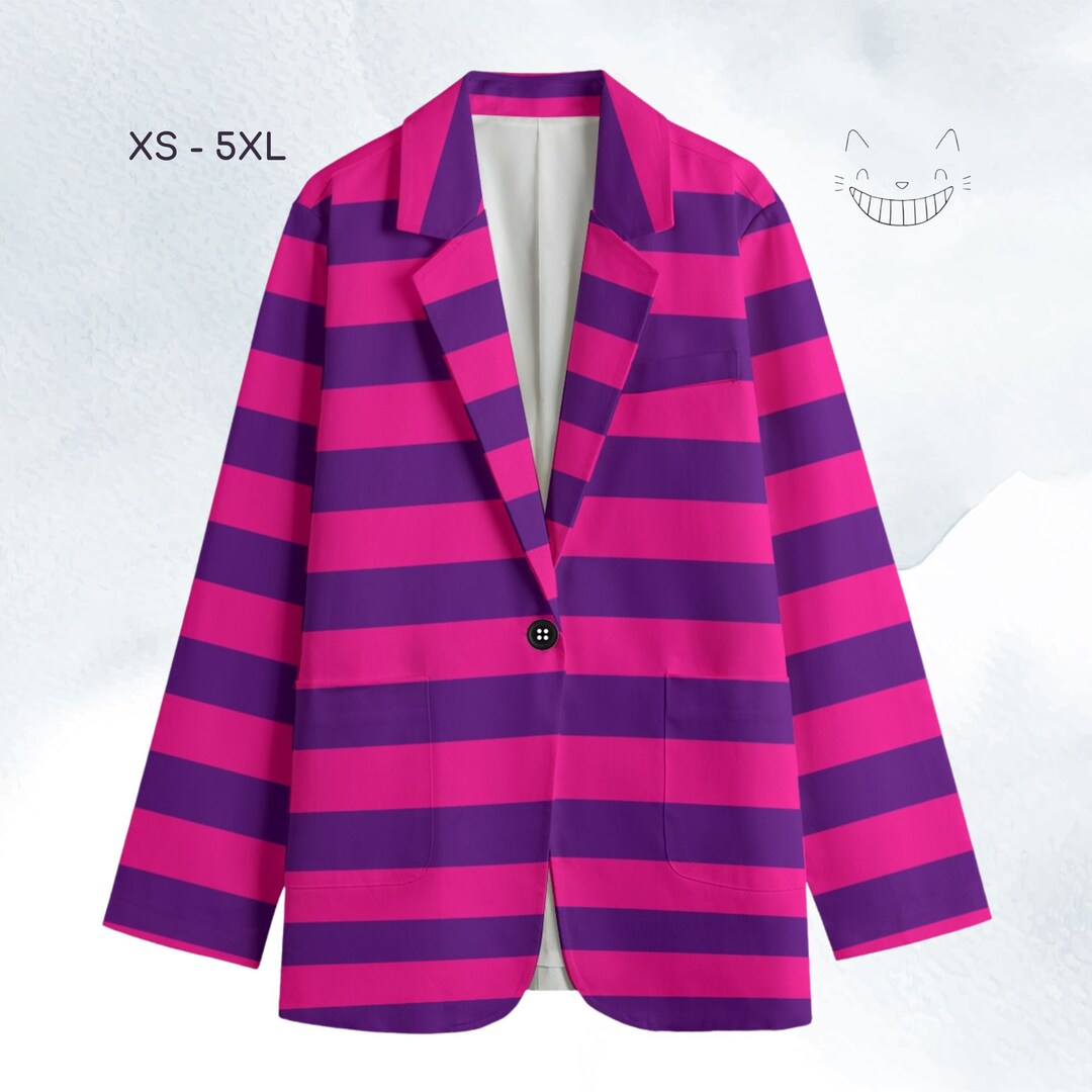 Alice in Wonderland Cheshire Cat Jacket Halloween Jacket Etsy