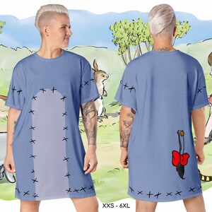 Winnie de Pooh Iejoor Unisex T-shirt Jurk Volwassen Halloween Kostuum Cosplay afbeelding 3