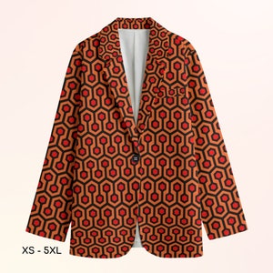 The Shining Women / Man Jacket Blazer Halloween Cosplay Horror King Stanley Hotel Overlook Hotel Goth Rug Themed Birthday Party ++Y