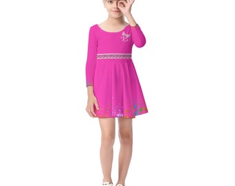 Robe sans manches ou à manches longues Barb pour enfants