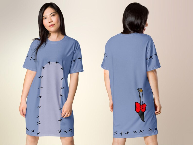 Winnie de Pooh Iejoor Unisex T-shirt Jurk Volwassen Halloween Kostuum Cosplay afbeelding 6