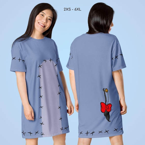 Winnie the Pooh Eeyore Unisex Tee Shirt Dress Adult Halloween Costume Cosplay