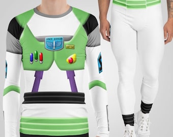 Space Ranger Buzz Running Outfit Lightyear Bound Half Marathon Adult Halloween Costume
