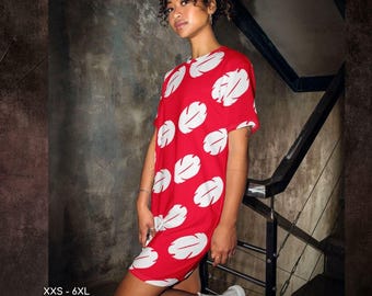 Lilo & Stitch inspiriertes T-Shirt Kleid Cosplay Kostüm