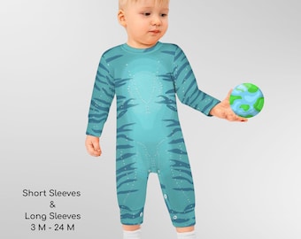 Avatar Baby Romper / Creeper Navi Halloween Cosplay