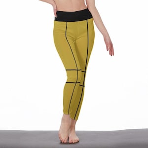 Legging taille haute Leeloo pour femme | Fermeture à couture latérale ++Y
